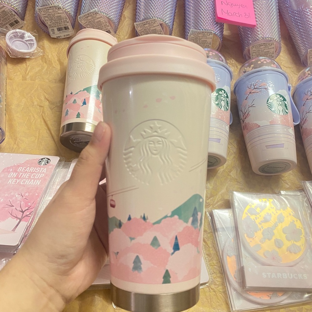 Starbucks korea 2022 cherry blossom elma 473ml